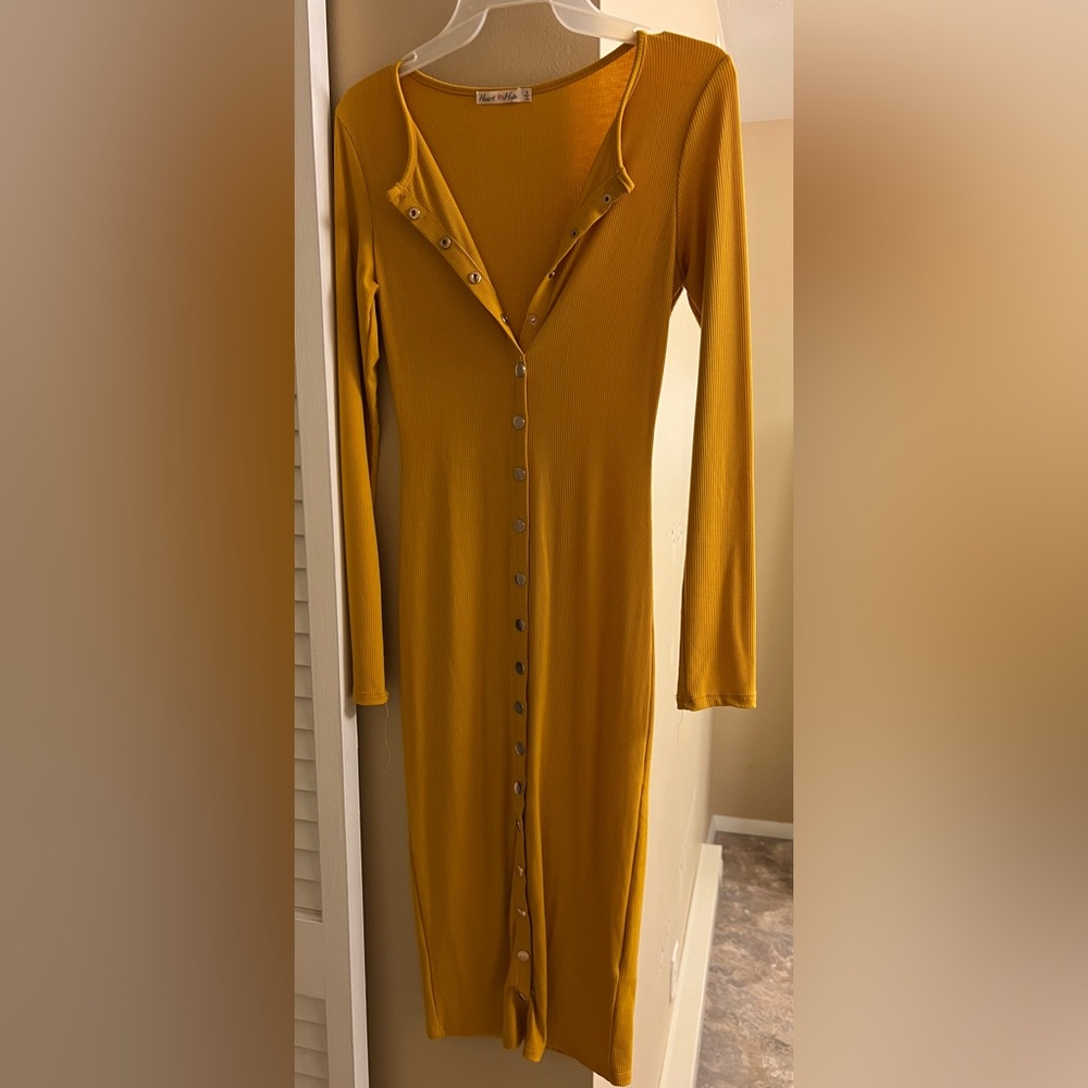 Button-Front Dress - image 1